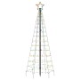 Árbol de Navidad LED con estacas 220 LEDs de colores 180 cm de , Arboles de navidad - Ref: Foro24-358102, Precio: 36,88 €