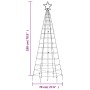 Árbol de Navidad LED con estacas 220 LEDs de colores 180 cm von , Weihnachtsbäume - Ref: Foro24-358102, Preis: 36,11 €, Rabat...