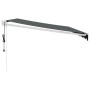 Toldo retráctil automático gris antracita 4x3 m by , Awnings - Ref: Foro24-3154488, Price: 451,62 €, Discount: %