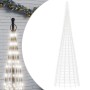 Árbol de Navidad en asta de bandera 3000 LED blanco frío 800 cm by , Christmas lights - Ref: Foro24-358121, Price: 168,66 €, ...