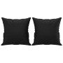 Juego de sofás con cojines 3 piezas cuero sintético negro by , Sofas - Ref: Foro24-3201393, Price: 569,23 €, Discount: %