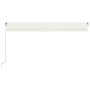 Toldo retráctil manual crema 500x350 cm by vidaXL, Awnings - Ref: Foro24-3069017, Price: 405,42 €, Discount: %