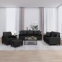 Juego de sofás con cojines 4 piezas cuero sintético negro von , Sofas - Ref: Foro24-3201353, Preis: 715,09 €, Rabatt: %