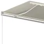 Toldo retráctil manual crema 500x350 cm de vidaXL, Toldos - Ref: Foro24-3069017, Precio: 392,74 €, Descuento: %