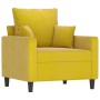 Juego de sofás con cojines 4 piezas terciopelo amarillo by , Sofas - Ref: Foro24-3201696, Price: 630,97 €, Discount: %