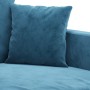 Juego de sofás con cojines 3 piezas terciopelo azul by , Sofas - Ref: Foro24-3201739, Price: 531,90 €, Discount: %