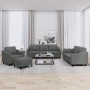 Juego de sofás con cojines 4 piezas tela gris oscuro von , Sofas - Ref: Foro24-3201779, Preis: 682,06 €, Rabatt: %