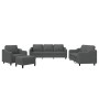 Juego de sofás con cojines 4 piezas tela gris oscuro von , Sofas - Ref: Foro24-3201779, Preis: 682,06 €, Rabatt: %