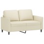 Juego de sofás con cojines 3 piezas cuero sintético crema von , Sofas - Ref: Foro24-3201766, Preis: 458,81 €, Rabatt: %