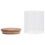 Storage jars with bamboo lid, 6 units, 600 ml. by vidaXL, Cookie Jars - Ref: Foro24-150694, Price: 43,31 €, Discount: %