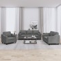 Juego de sofás con cojines 3 piezas tela gris oscuro von , Sofas - Ref: Foro24-3201787, Preis: 678,82 €, Rabatt: %