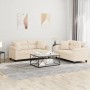 Juego de sofás con cojines 2 piezas tela microfibra beige von , Sofas - Ref: Foro24-3202331, Preis: 569,67 €, Rabatt: %