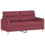 Juego de sofás con cojines 2 piezas tela rojo tinto von , Sofas - Ref: Foro24-3201590, Preis: 443,91 €, Rabatt: %