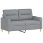 Juego de sofás con cojines 3 piezas tela gris claro von , Sofas - Ref: Foro24-3201592, Preis: 499,81 €, Rabatt: %