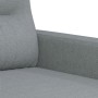 Juego de sofás con cojines 2 piezas tela gris claro by , Sofas - Ref: Foro24-3201616, Price: 497,98 €, Discount: %