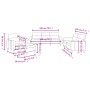 Juego de sofás con cojines 4 piezas tela rojo tinto von , Sofas - Ref: Foro24-3201550, Preis: 645,91 €, Rabatt: %