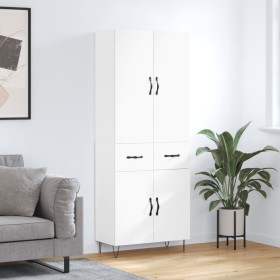 Aparador alto madera contrachapada blanco 69,5x34x180 cm von , Sideboards - Ref: Foro24-3198177, Preis: 181,43 €, Rabatt: %