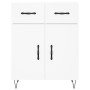 Aparador alto madera contrachapada blanco 69,5x34x180 cm von , Sideboards - Ref: Foro24-3198177, Preis: 182,17 €, Rabatt: %