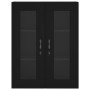 Aparador alto madera contrachapada negro 69,5x34x180 cm de , Aparadores - Ref: Foro24-3198498, Precio: 205,76 €, Descuento: %