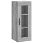 Aparador alto madera contrachapada gris Sonoma 34,5x34x180 cm de , Aparadores - Ref: Foro24-3199527, Precio: 107,90 €, Descue...