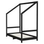 Estructura de cama de niños madera de pino negro 2x(70x140) cm by , Cribs and beds for children - Ref: Foro24-3200594, Price:...