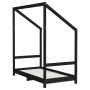 Estructura de cama de niños madera de pino negro 2x(70x140) cm by , Cribs and beds for children - Ref: Foro24-3200594, Price:...