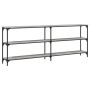 Mesa consola madera de ingeniería gris Sonoma 200x29x75 cm by , Side tables - Ref: Foro24-834113, Price: 93,55 €, Discount: %