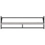Estantes pared con barras 6 pzas madera ingeniería gris Sonoma von , Regale und Regale - Ref: Foro24-836271, Preis: 71,22 €, ...