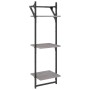 Estantes pared con barras 6 pzas madera ingeniería gris Sonoma von , Regale und Regale - Ref: Foro24-836271, Preis: 71,22 €, ...