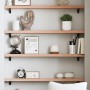 Estante de pared madera roble tratada marrón claro 100x10x4 cm von , Regale und Regale - Ref: Foro24-363675, Preis: 28,00 €, ...