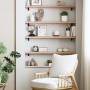 Estante de pared madera roble tratada marrón claro 100x10x4 cm von , Regale und Regale - Ref: Foro24-363675, Preis: 28,00 €, ...