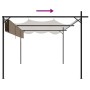 Pérgola con cubierta retráctil gris taupe 395x292x230 cm von , Zelte und Pavillons - Ref: Foro24-360118, Preis: 288,68 €, Rab...