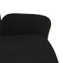 Sillón reclinable con reposapiés tela negra by , Armchairs - Ref: Foro24-356603, Price: 209,80 €, Discount: %