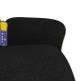 Sillón reclinable de masaje con reposapiés tela negra de , Sillones - Ref: Foro24-356615, Precio: 255,58 €