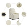 Sillón reclinable terciopelo blanco crema by , Armchairs - Ref: Foro24-371806, Price: 235,47 €, Discount: %