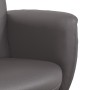 Sillón reclinable con reposapiés cuero sintético gris by , Armchairs - Ref: Foro24-356551, Price: 158,84 €, Discount: %