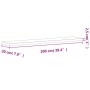 Estante de pared madera maciza de haya 100x20x2,5 cm von , Regale und Regale - Ref: Foro24-356016, Preis: 39,63 €, Rabatt: %