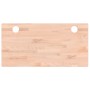 Tablero de escritorio madera maciza de haya 80x40x2,5 cm de , Accesorios y productos para escritorios - Ref: Foro24-356068, P...