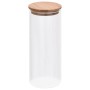 Storage jars with bamboo lid 6 units 1000 ml by vidaXL, Cookie Jars - Ref: Foro24-150696, Price: 37,10 €, Discount: %