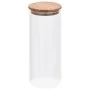 Storage jars with bamboo lid 6 units 1000 ml by vidaXL, Cookie Jars - Ref: Foro24-150696, Price: 40,21 €, Discount: %