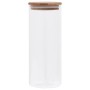 Storage jars with bamboo lid 6 units 1000 ml by vidaXL, Cookie Jars - Ref: Foro24-150696, Price: 37,10 €, Discount: %