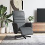 Sillón reclinable con reposapiés cuero sintético gris by , Armchairs - Ref: Foro24-356706, Price: 191,42 €, Discount: %