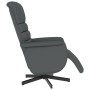 Sillón reclinable con reposapiés cuero sintético gris by , Armchairs - Ref: Foro24-356706, Price: 191,42 €, Discount: %
