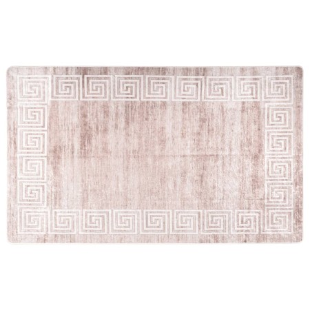 Alfombra lavable antideslizante beige 120x170 cm de , Alfombras - Ref: Foro24-373986, Precio: 33,76 €, Descuento: %