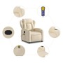 Sillón de masaje reclinable de tela crema von , Sessel - Ref: Foro24-372424, Preis: 274,26 €, Rabatt: %