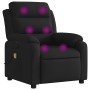 Sillón reclinable de masaje de tela negro by , Armchairs - Ref: Foro24-373476, Price: 252,27 €, Discount: %