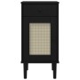 Mesita noche SENJA aspecto ratán madera pino negro 40x35x80 cm von , Nachttische - Ref: Foro24-358018, Preis: 80,33 €, Rabatt: %