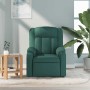 Sillón de masaje reclinable de tela verde oscuro by , Armchairs - Ref: Foro24-373592, Price: 256,41 €, Discount: %