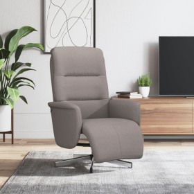 Sillón reclinable con reposapiés tela gris taupe von , Sessel - Ref: Foro24-356566, Preis: 206,14 €, Rabatt: %