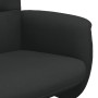 Sillón reclinable con reposapiés tela negro by , Armchairs - Ref: Foro24-356572, Price: 160,99 €, Discount: %